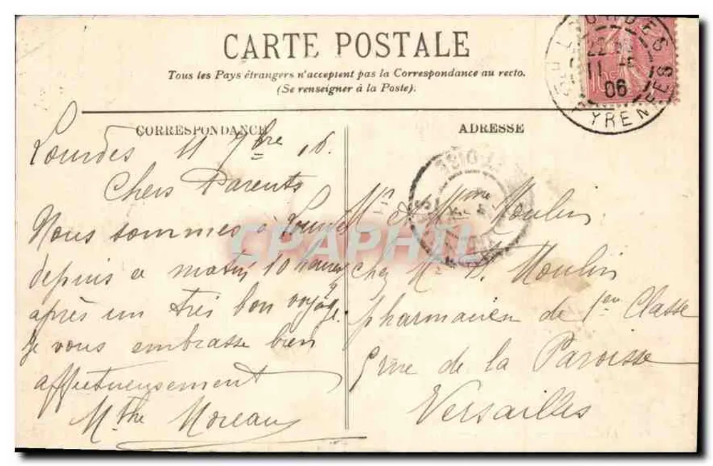 Lourdes — A Gruta — LL. — Editor LL. - Verso