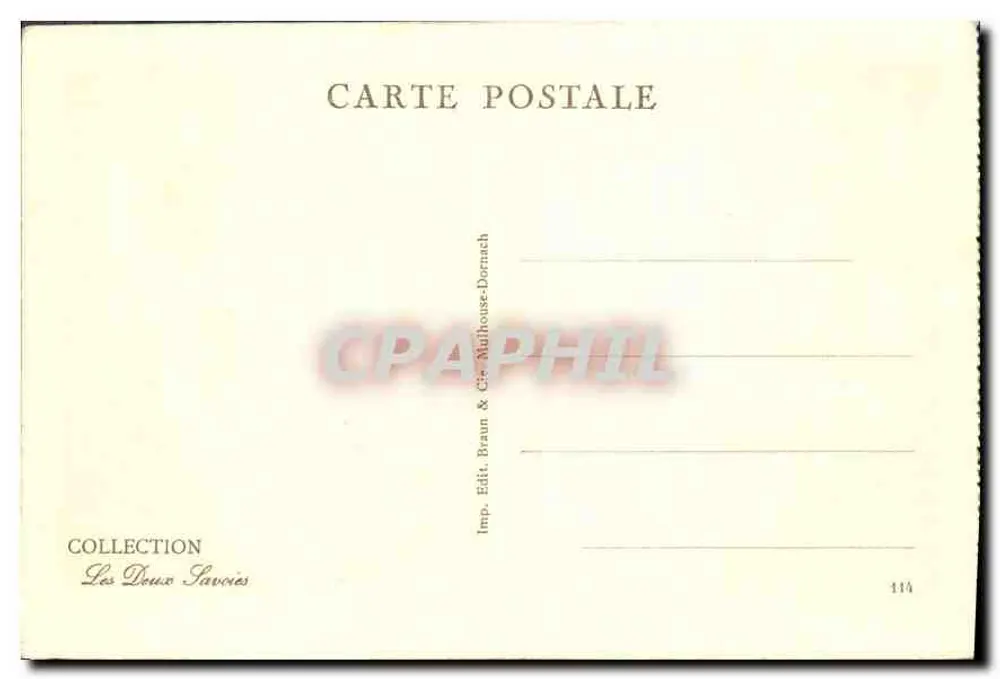 Chamonix — Pirâmides de gelo no glaciar dos Bossons — Coleção Les Deux Savoies, n° 12112 - Verso