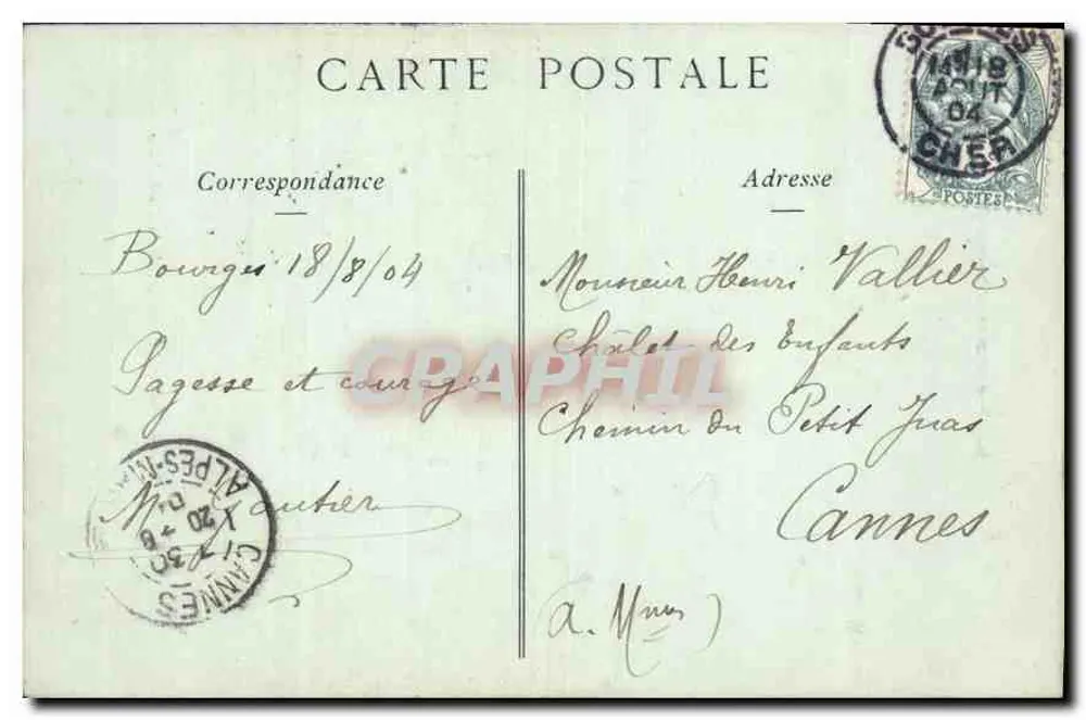 Bourges — Portal meridional de la Catedral — Collections ND Phot - Reverso