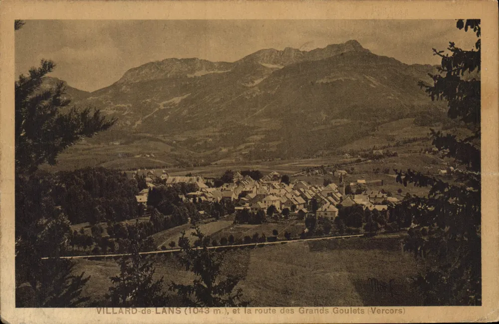 Villard-de-Lans (1043 m.) et la route des Grands Goulets (Vercors) - Recto