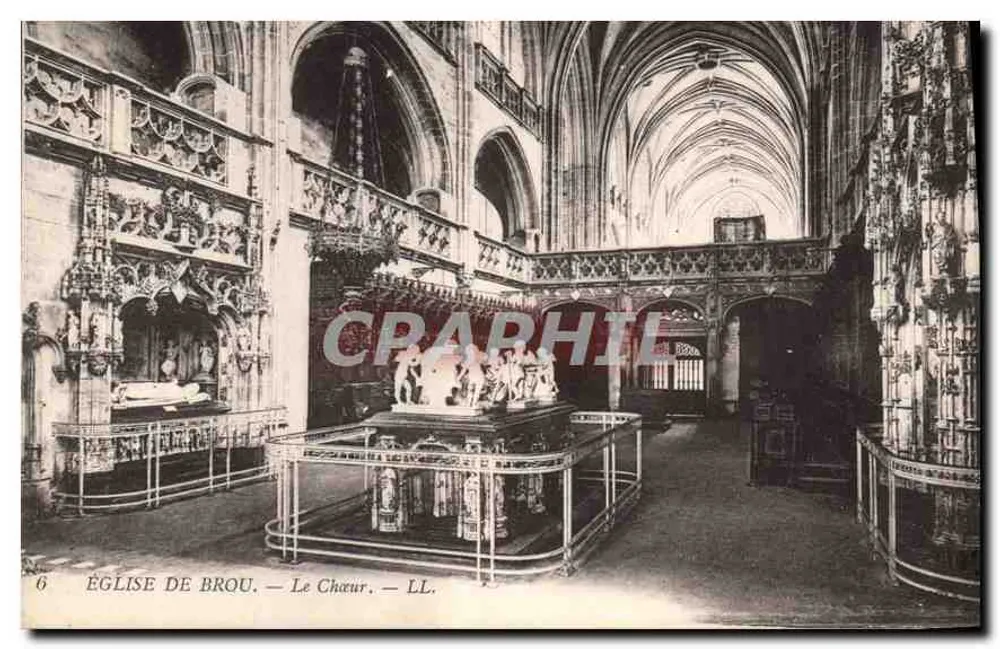 Igreja de Brou — O Coro — LL. - Frente