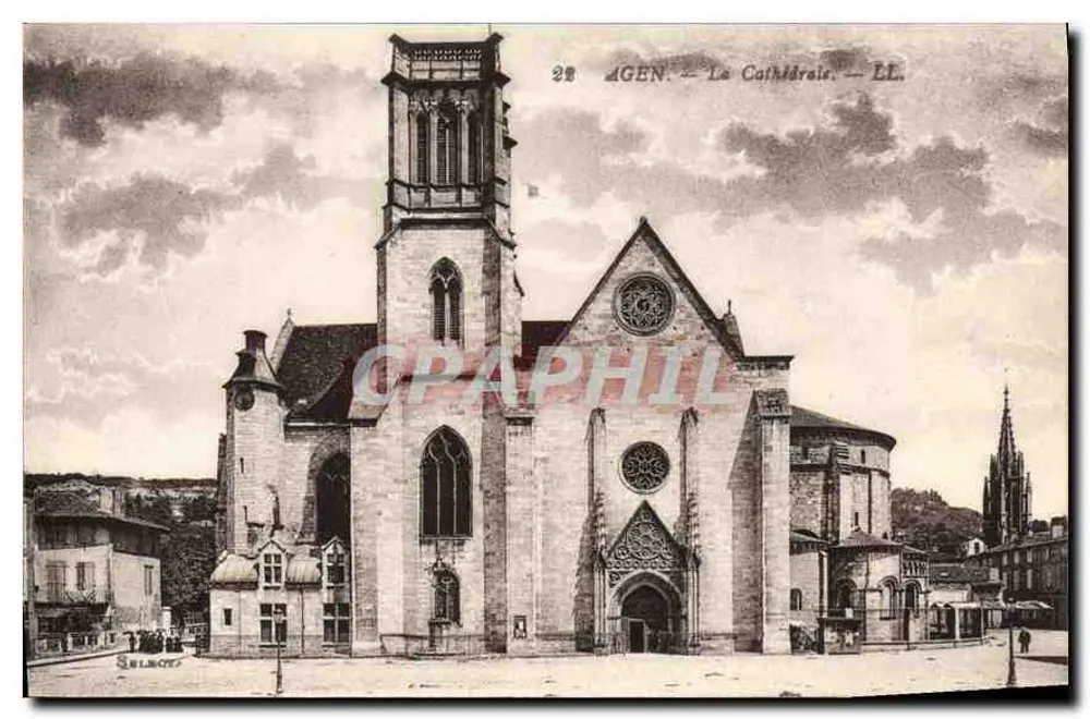 Agen — A Catedral — LL. — SELNOT - Frente