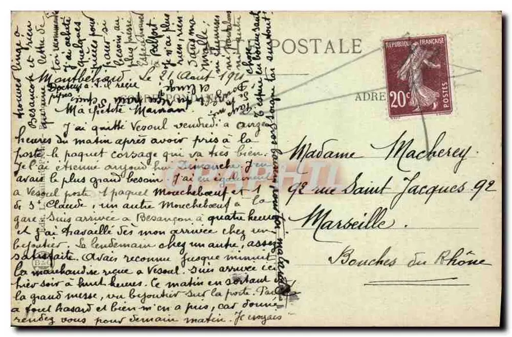 Montbéliard — O Castelo — Excursão na Franche-Comté, n°276 - Verso