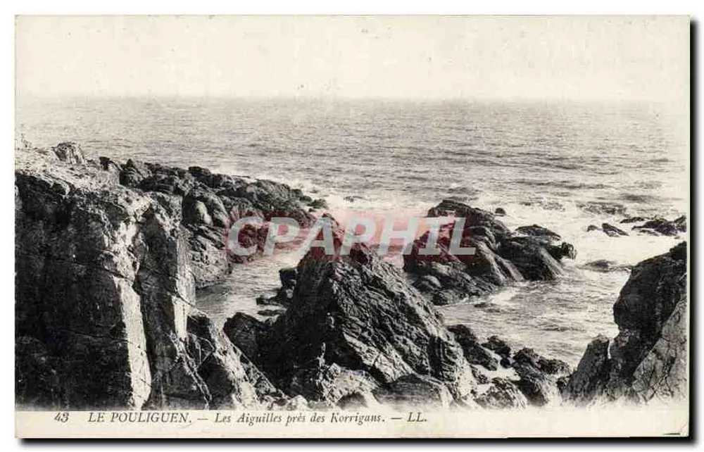 Le Pouliguen — Les Aiguilles près des Korrigans — LL. Nr. 48 - Vorderseite