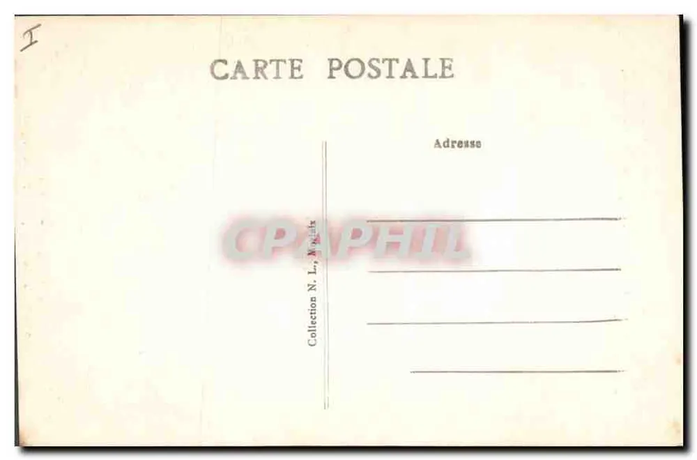 Ile de Batz (Pibistere) — Cap de Mer bei Toul-ar-Sarpant (Treu du Serpent) — unbekannter Verlag, Nr. 21 - Rückseite