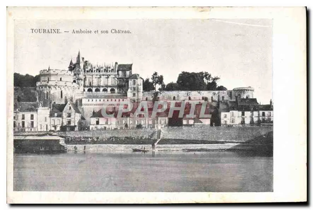 Amboise e seu Castelo — Touraine — Edição especial do Chocolate Poulain - Frente