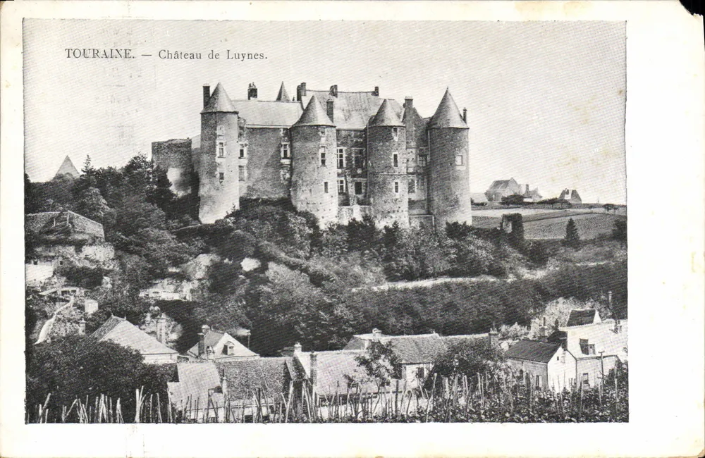 TOURAINE — Zamek Luynes — Wydanie specjalne czekolady Poulain - Awers