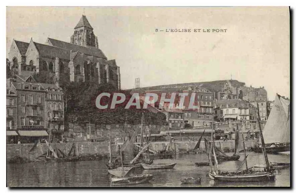 A IGREJA E O PORTO — Saint-Malo — editor não visível - Frente
