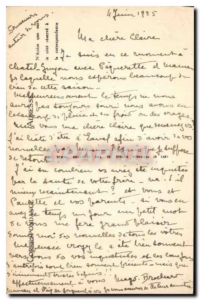 चाटेल-ग्यूयोन — कैल्वेयर से लिया गया दृश्य — होटल्स — LL, संख्या 117 - पीछे
