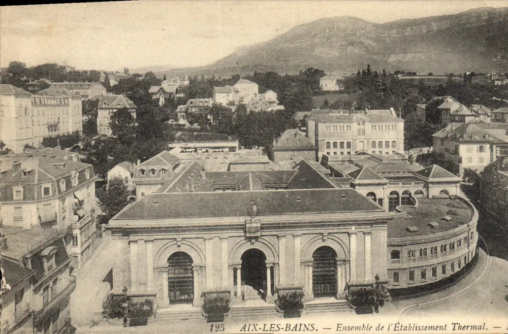 Aix-les-Bains — Conjunto do Estabelecimento Termal — n°125 - Frente