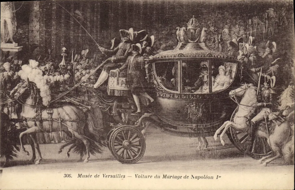 Voiture du Mariage de Napoléon Ier — Musée de Versailles — Édita Paris-Versailles n°306 - Recto