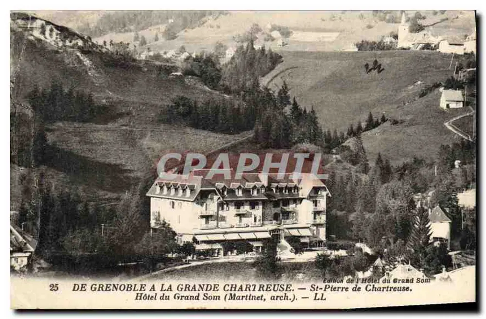 Hôtel du Grand Som — St-Pierre de Chartreuse — Ausgabe des Hôtels du Grand Som - Vorderseite