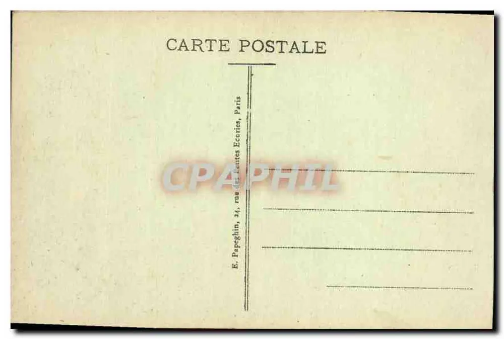 St-GERMAIN-en-LAYE (S.-et-O.) — Intérieur de la cour du Château — A. P. n°12 - Verso