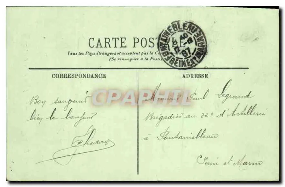 Orléans — O Monumento de Joana d'Arc, de Chapu — LL. - Verso