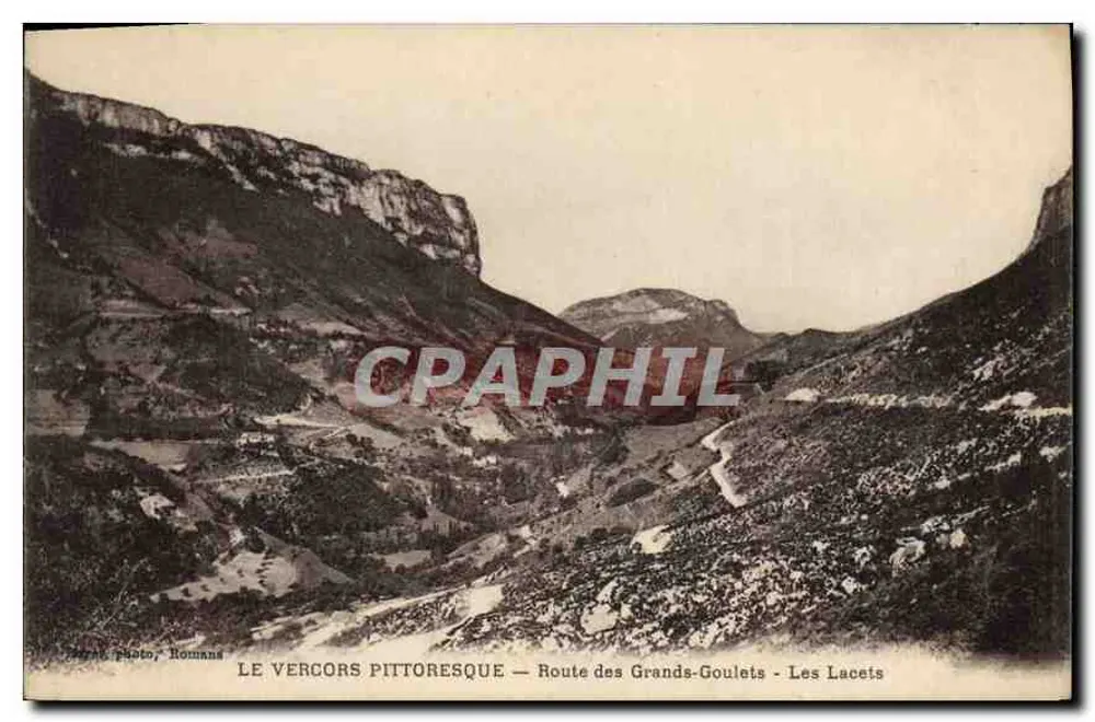 Pittoreskes Vercors — Route des Grands-Goulets - Les Lacets — Roman Photo Romans - Vorderseite