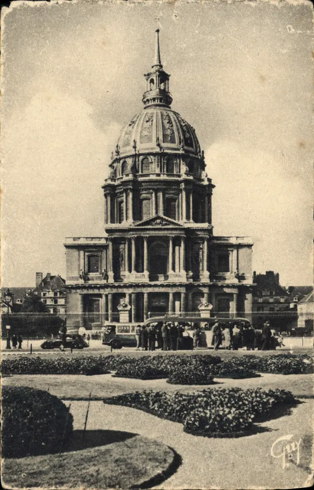 Les Invalides — Paris e suas maravilhas 111 — Edições A. Lecomte - Frente