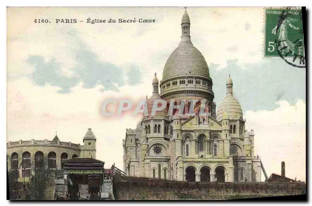 Paris — Église du Sacré-Cœur — n° 4160 - Recto