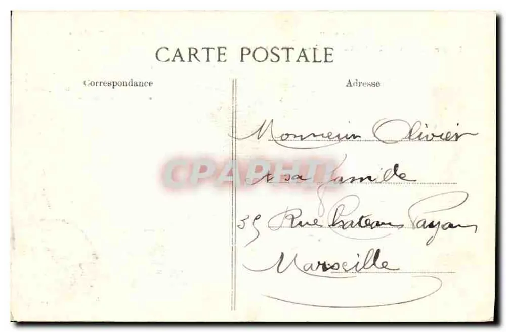 Le Panthéon et la Statue de J.-J. Rousseau — Paris — n° 4074 - Verso