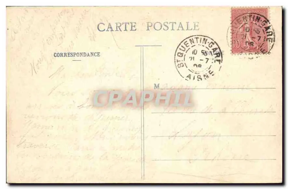 O Square des Batignolles — Paris — editor '235' - Verso