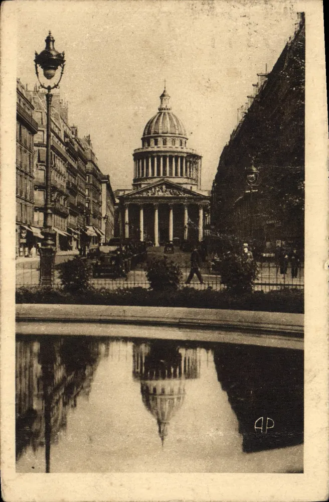 Der Panthéon — rue Soufflot — AP - Vorderseite
