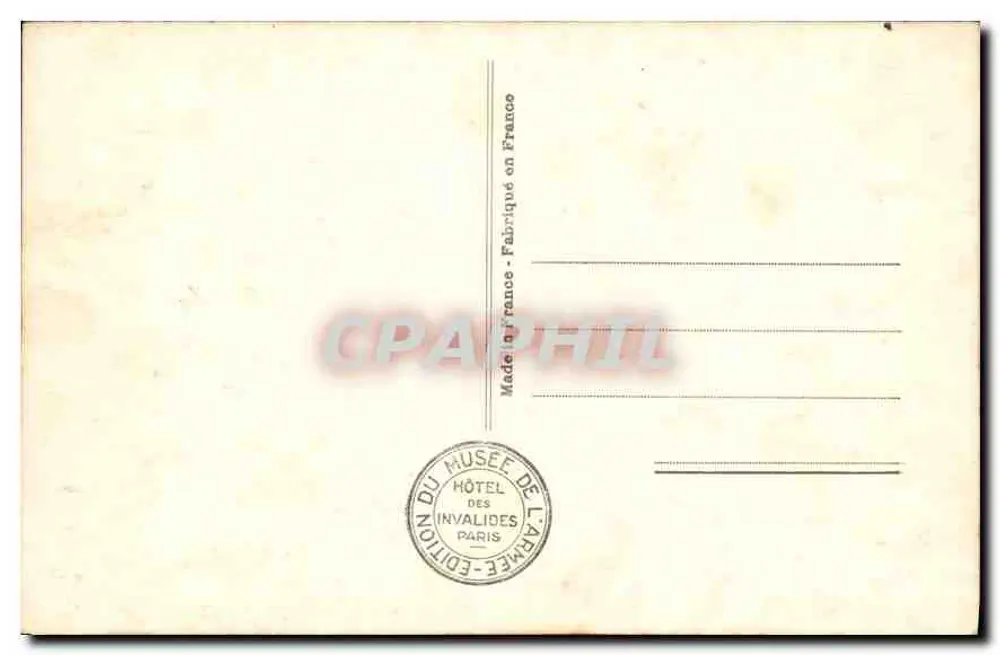 Tombeau de Napoléon Ier — Hôtel des Invalides — Édition du Musée des Invalides - Verso