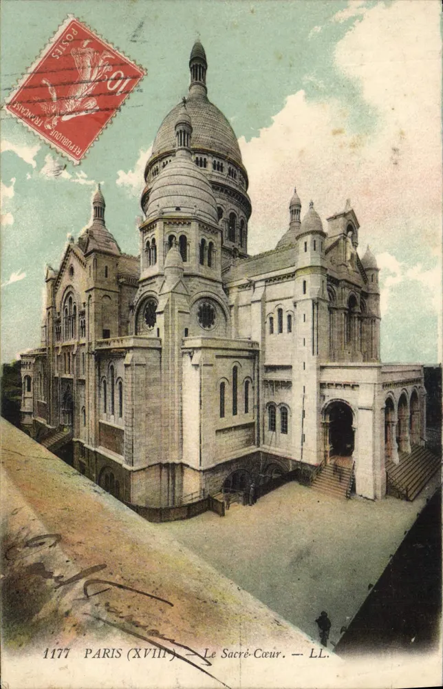 Paris (XVIII) — O Sagrado Coração — LL. — 1177 - Frente