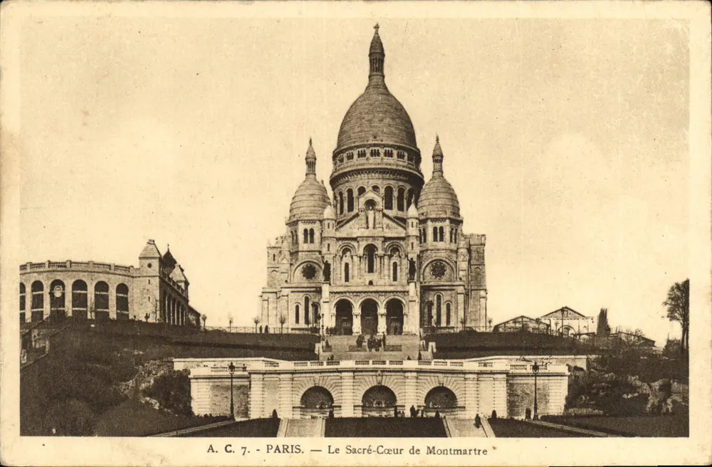 Le Sacré-Cœur de Montmartre — Paris — A.C. 7 - Recto