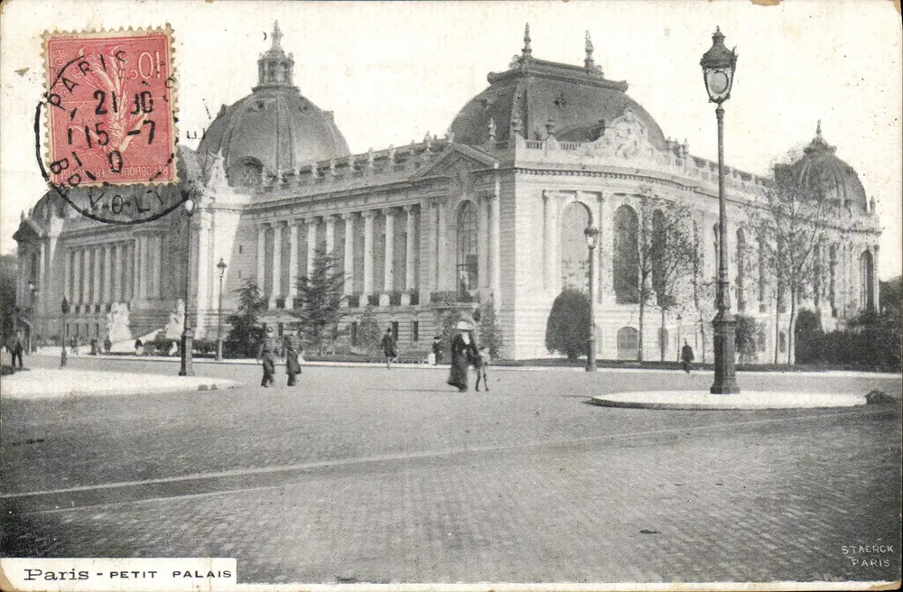 Paris - Petit Palais — visão arquitetônica — editor Staerck, Paris - Frente