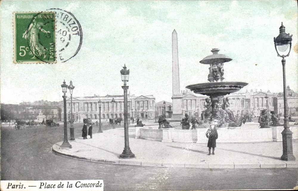 Paris — Praça da Concórdia — editor não identificado - Frente
