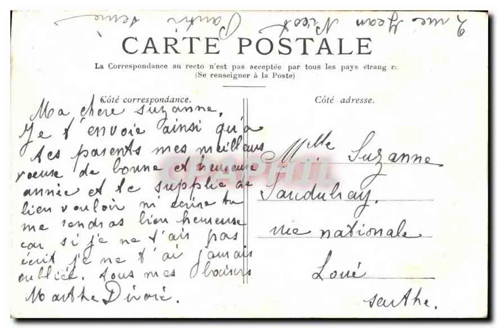Paris — O Panteão — Editor não identificado, número de série não visível - Verso
