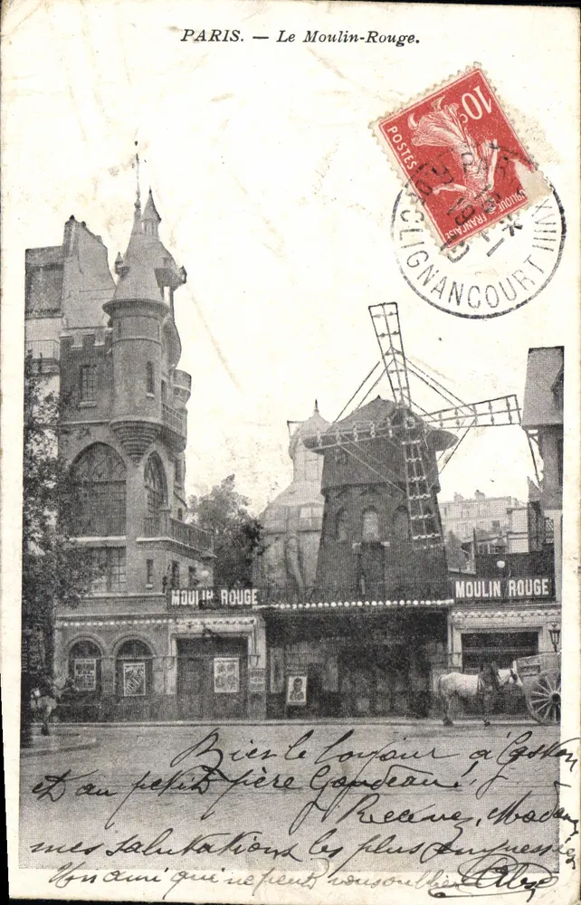 PARIS — Le Moulin-Rouge — éditeur : L. Moulin-Rouge, n° 101 - Frente