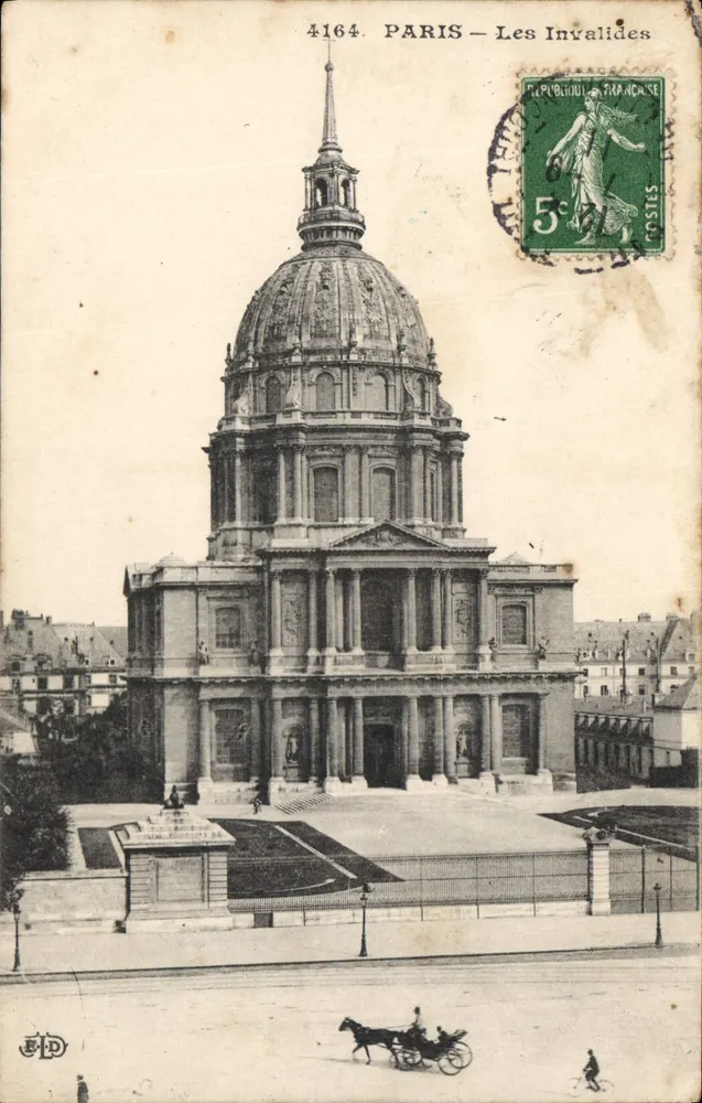 Paris — Les Invalides — Editor E.P.D. n°4164 - Frente
