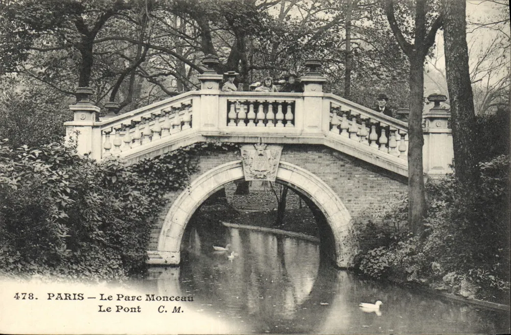 Paris — O Parc Monceau — O Ponte — C. M. n° 478 - Frente