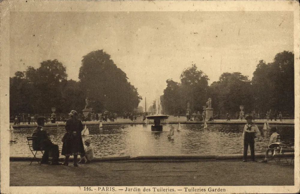 Jardim das Tuileries — Paris — n°116 - Frente