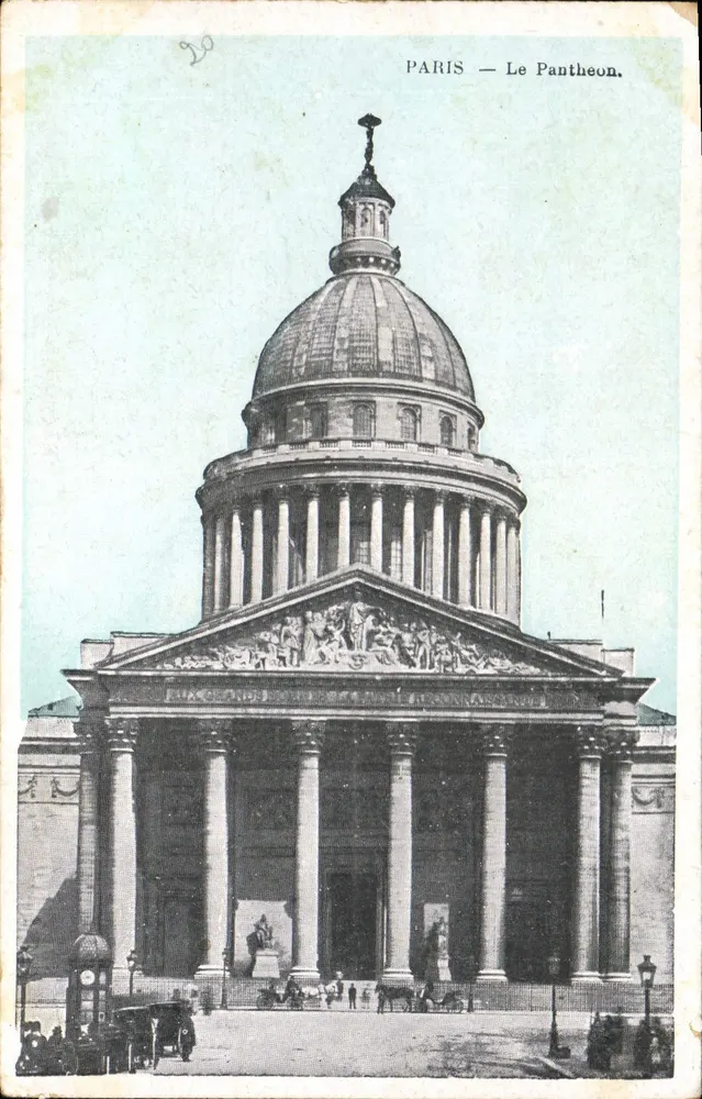 Paris — O Panteão — Editor não identificado, número de série 920 - Frente