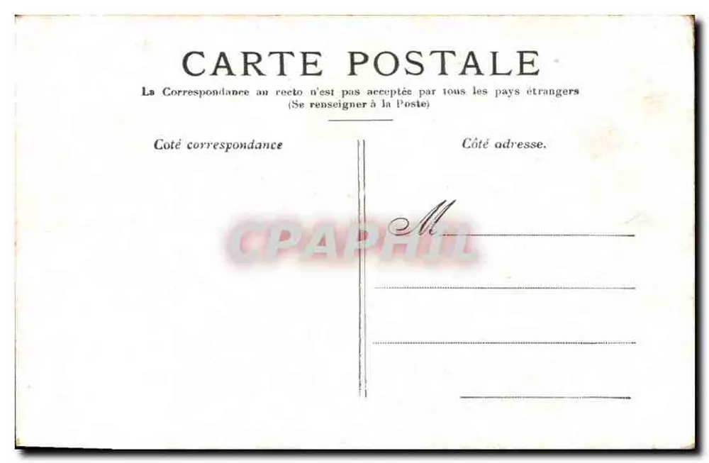 Paris — O Panteão — Editor não identificado, número de série 920 - Verso