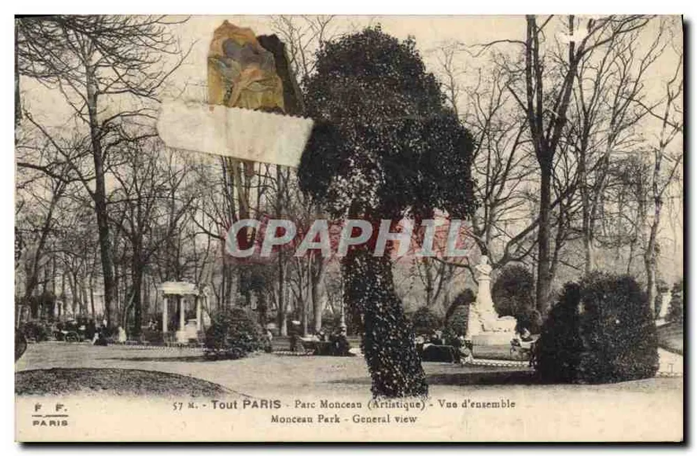 Parc Monceau (Artistique) — Vue d'ensemble — F.F. Paris, n°57 - Vorderseite