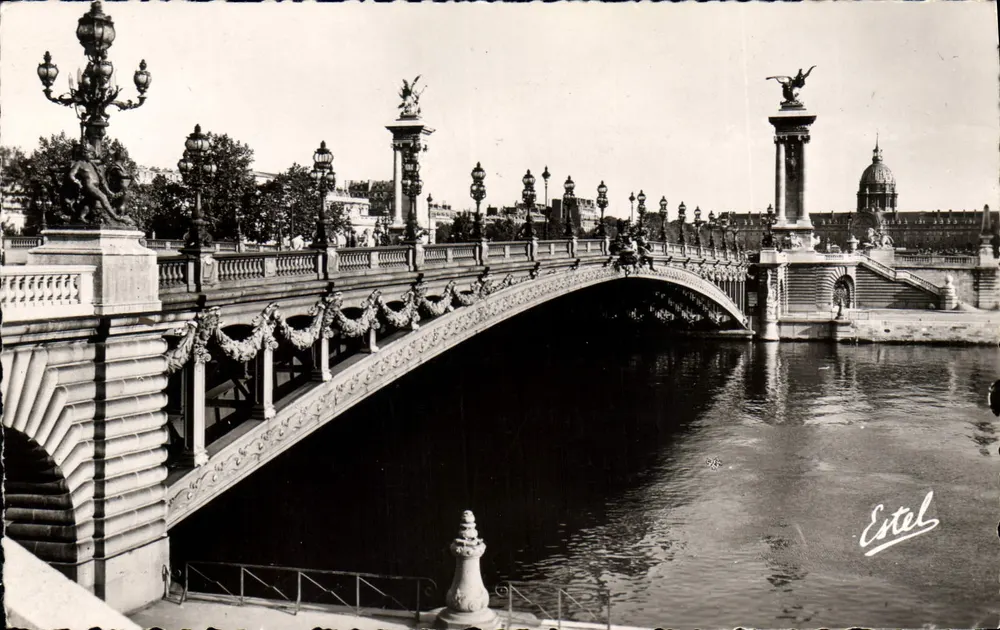 Ponte Alexandre III — Paris — Estel - Frente