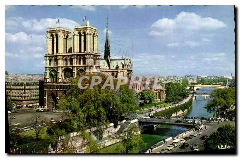 Notre-Dame de Paris — vista panorâmica — Mexichrome, n° LR16 - Frente