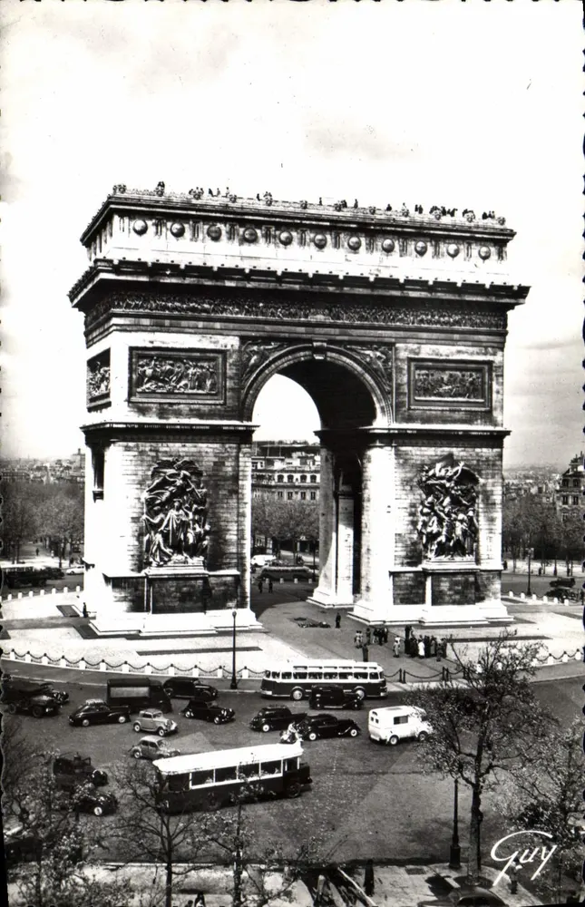 Arc de Triomphe — Paris — Éditeur Guy, n°3206 - Recto