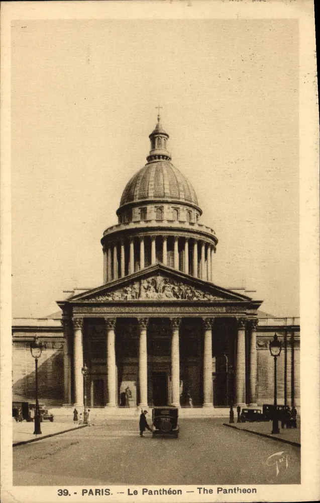 Paris — Le Panthéon — éditeur T. P. (n° 39) - Frente