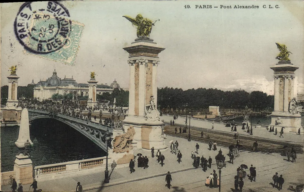 PARIS — Ponte Alexandre C.L.C. — R. DES POSTERS - Frente