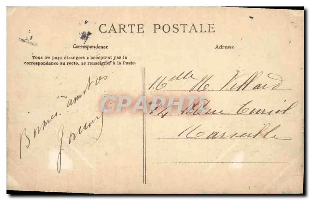 PARIS — Ponte Alexandre C.L.C. — R. DES POSTERS - Verso