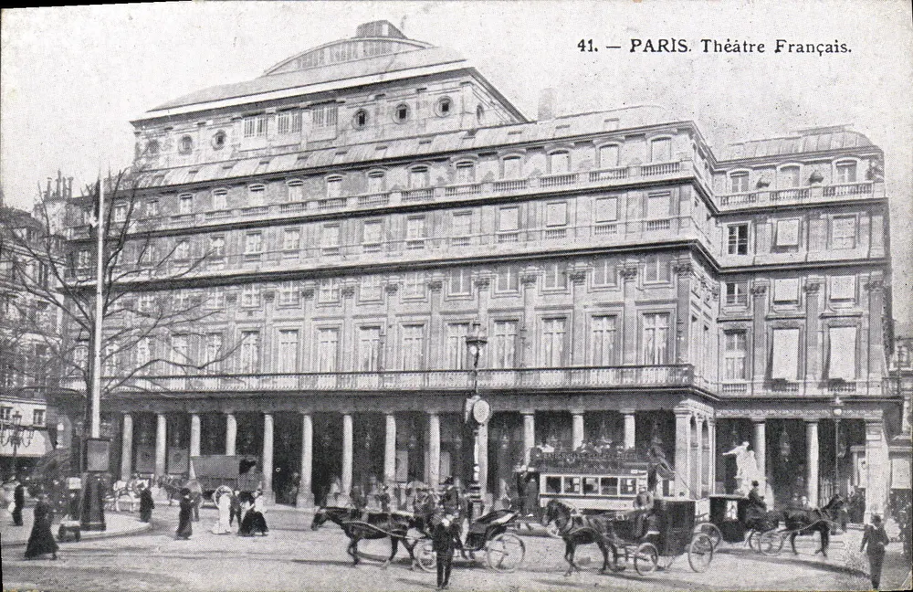 Paris — Teatro Francês — Imp. E. Le Doleÿ, Paris - Frente