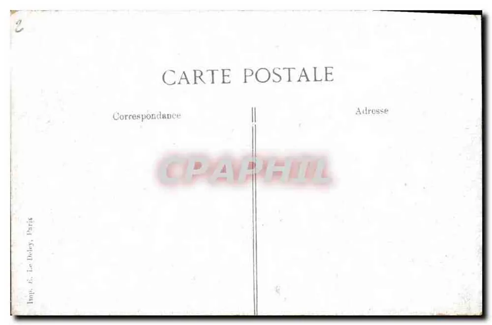 Paris — Teatro Francês — Imp. E. Le Doleÿ, Paris - Verso