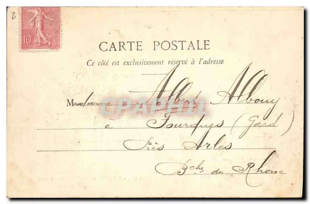 Paris - Buttes Chaumont - Die Aufstieg zum Belvédère — Verlag Nr. 337 - Rückseite