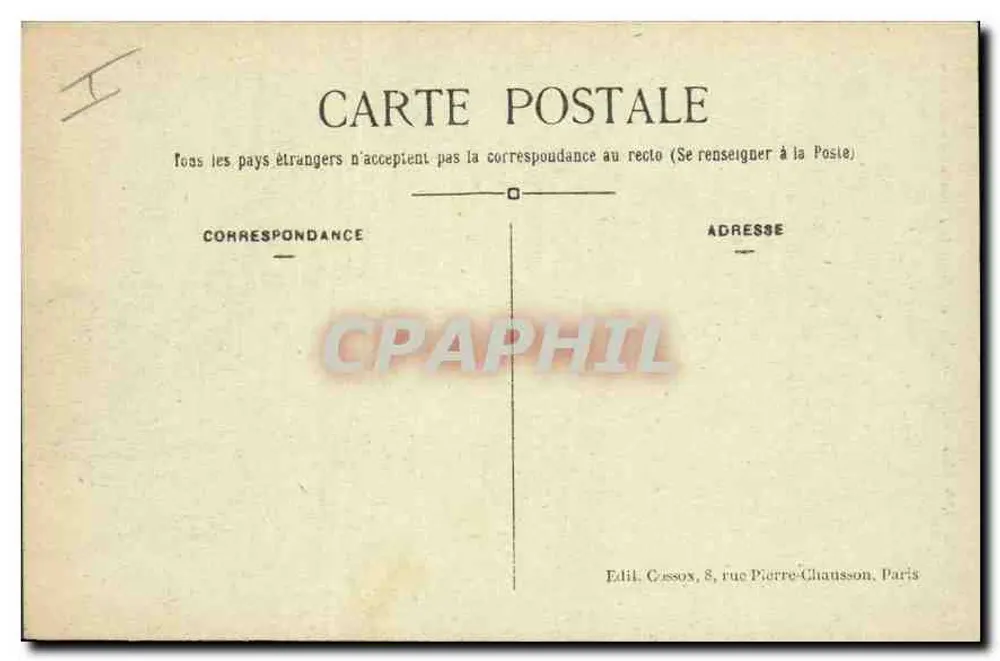 Paris — Die July-Säule, Place de la Bastille — C.M. n°45 - Rückseite