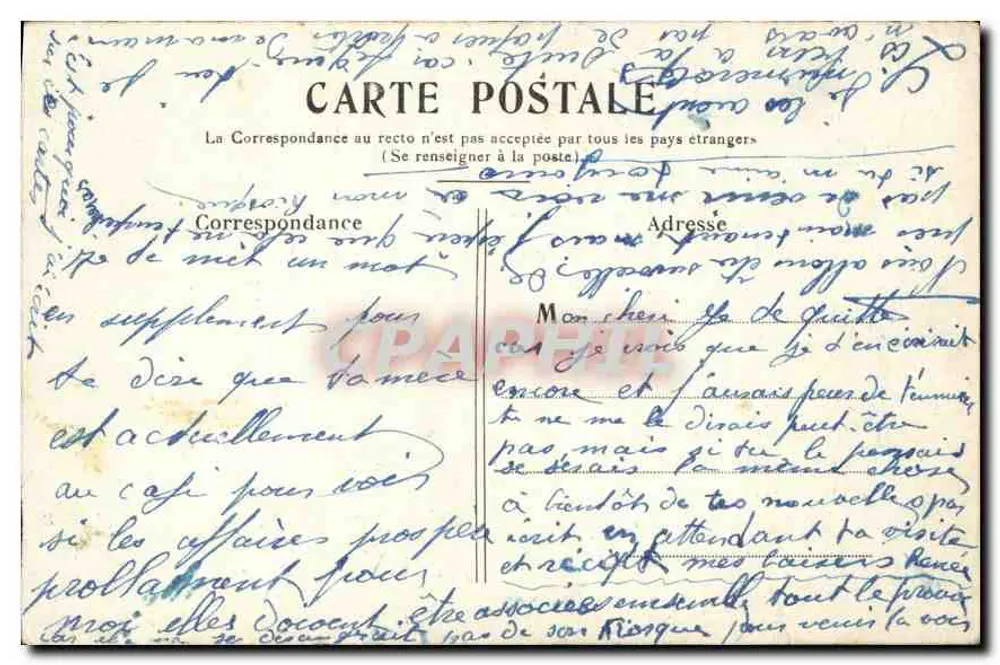 Paris — La Place de la République avec statue de la République — éditeur anonyme - Verso