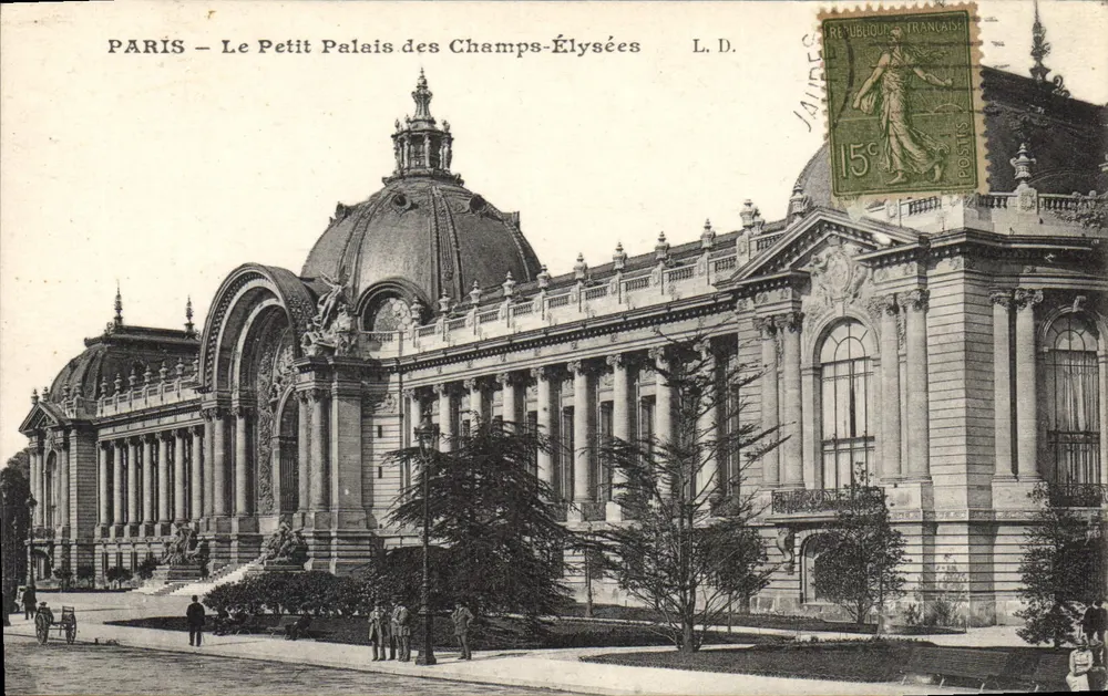 PARIS — O Pequeno Palácio dos Campos Elísios — L. D. - Frente