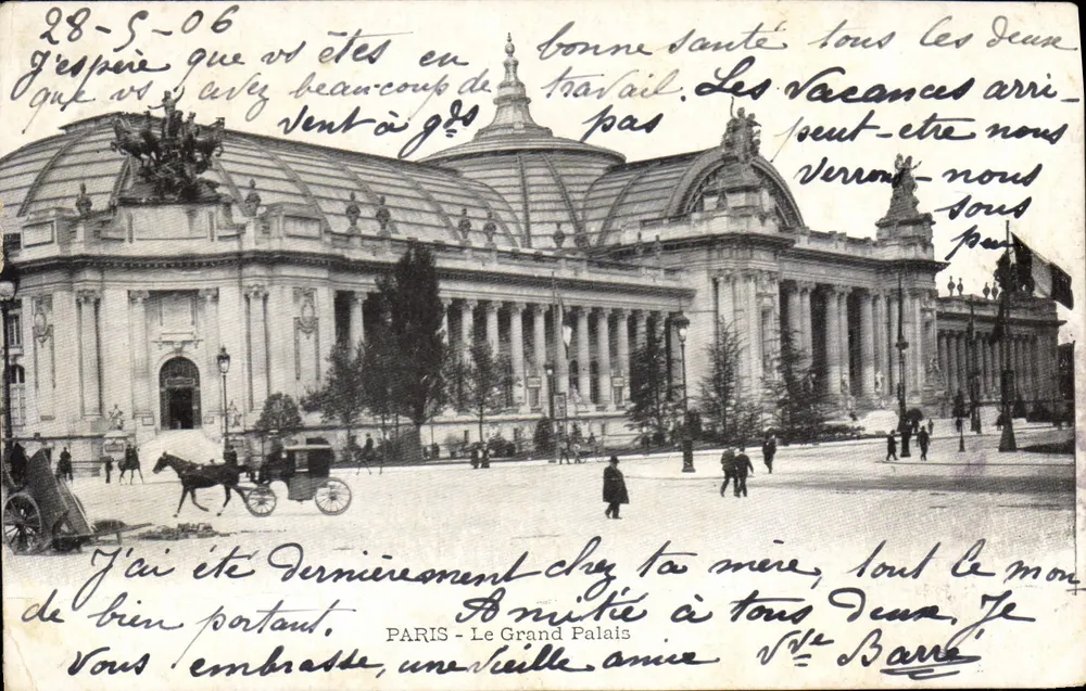 PARIS - O Grande Palácio — vista arquitetônica — editor desconhecido, número de série não visível - Frente